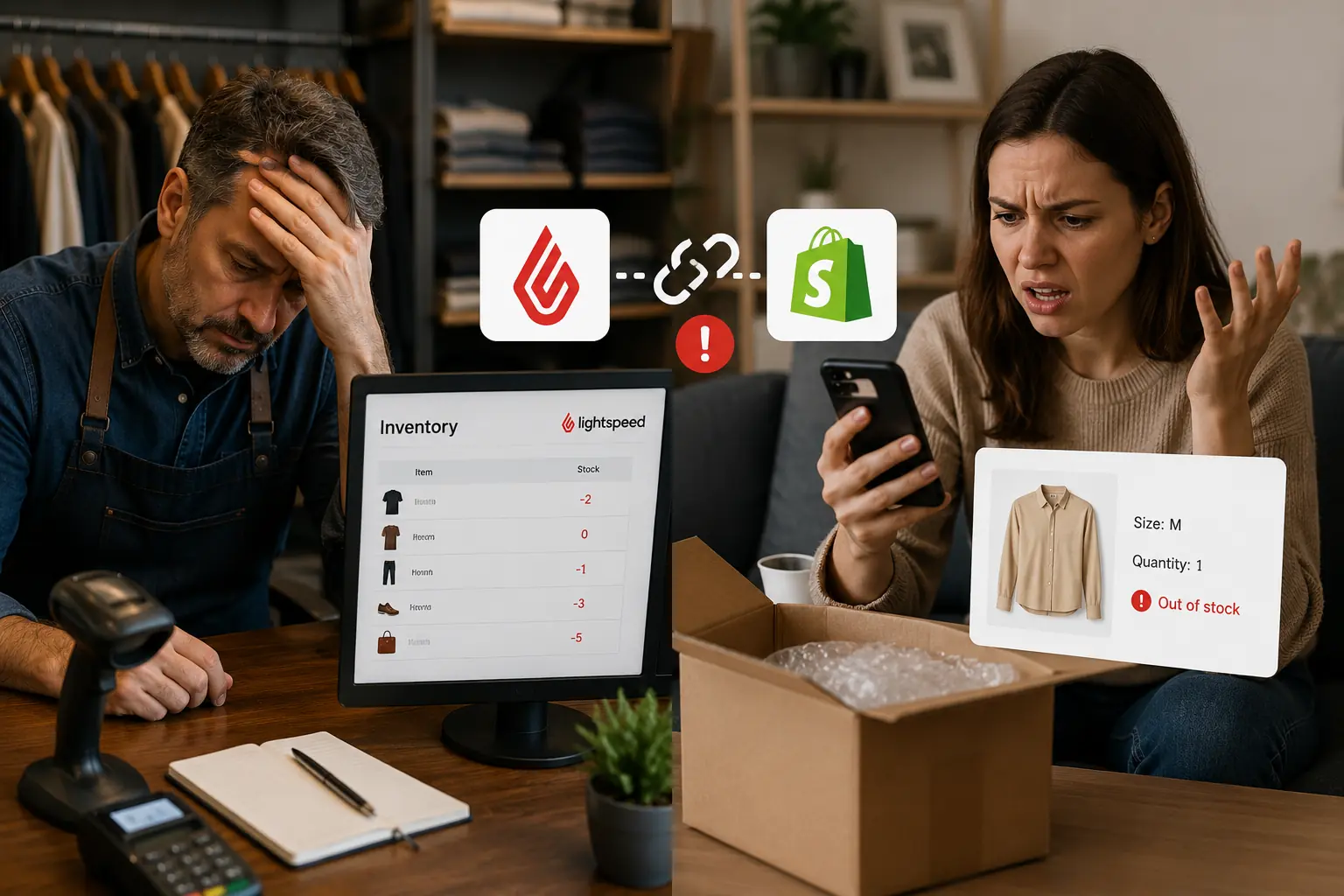 Lightspeed Inventory Sync Shopify