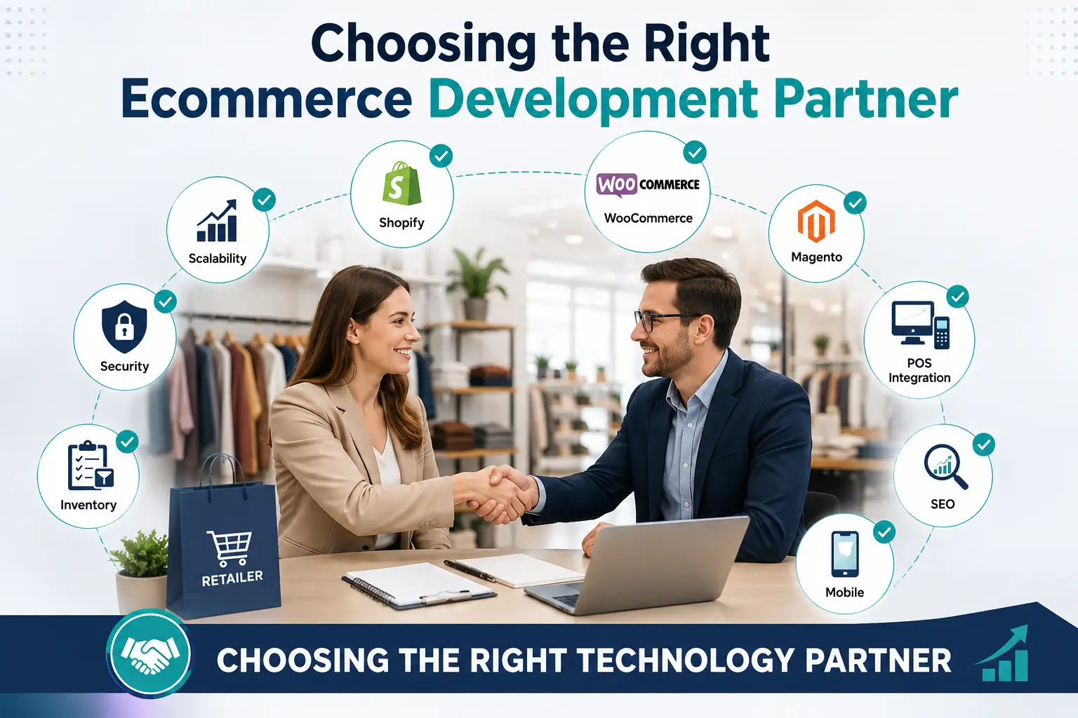 Choosing the right ecommerce website development company for retail businesses