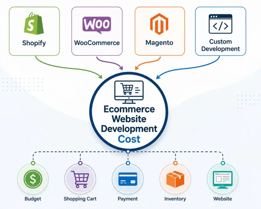 Factors affecting ecommerce website development cost for retail businesses